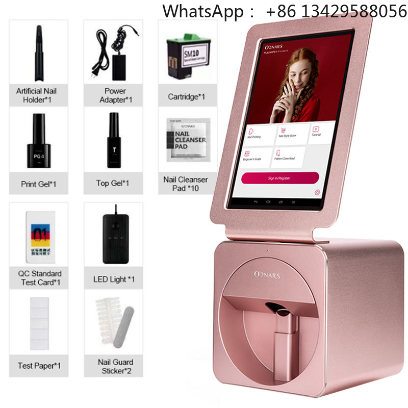Commercial Nail Printing Machine - Profesyonel Elektrikli Masaüstü Tırnak Yazıcısı 3D