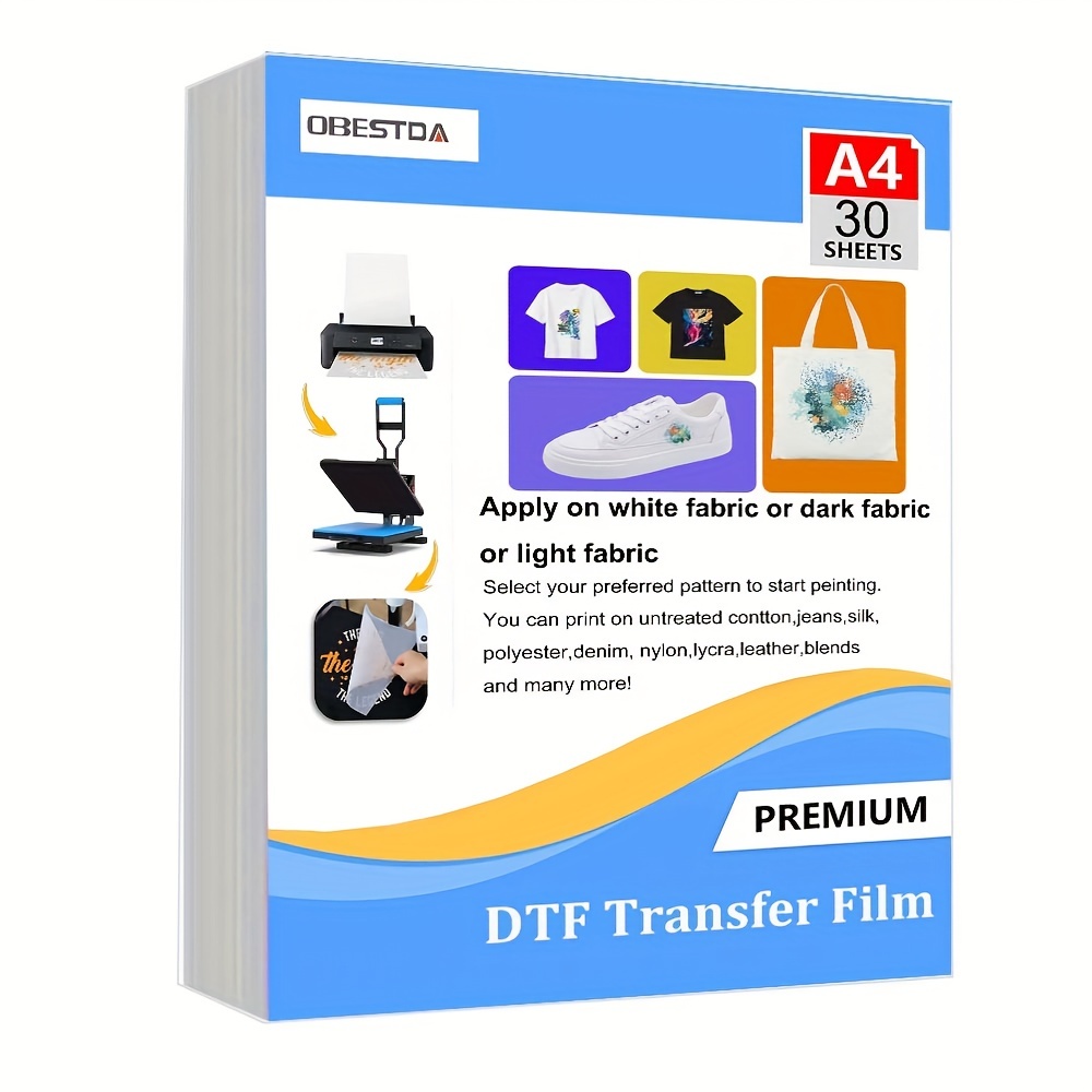 Dtf Film Roll A3 - A4 30 Adet DTF Transfer Filmi