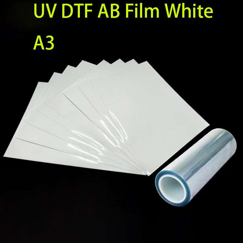 Dtf Film Roll A3 - A3 UV DTF Kristal Etiket Transfer
