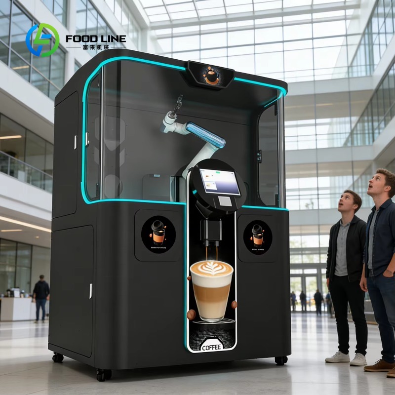Commercial Printing Images - Özel Yapım Ticari Robotik Kahve Makinesi,
